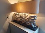 Gave lamp met gebogen hout, Ophalen, Zo goed als nieuw, Hout, 50 tot 75 cm