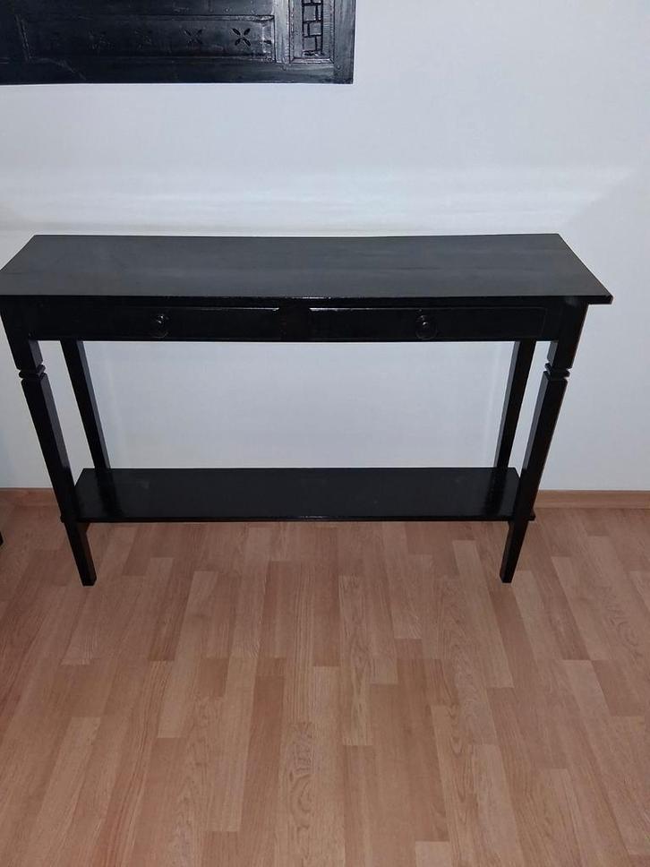 Zwarte side table, Huis en Inrichting, Overige Huis en Inrichting, Zo goed als nieuw, Ophalen of Verzenden