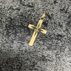 14 k gouden kruis, Ophalen of Verzenden, Zo goed als nieuw, Kruis of Symbool, Goud