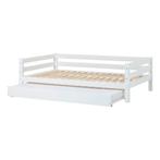 Bedbank eenpersoonsbed kinderbed met slaaplade logeerlade, Ophalen, 85 tot 100 cm, Gebruikt, Lattenbodem