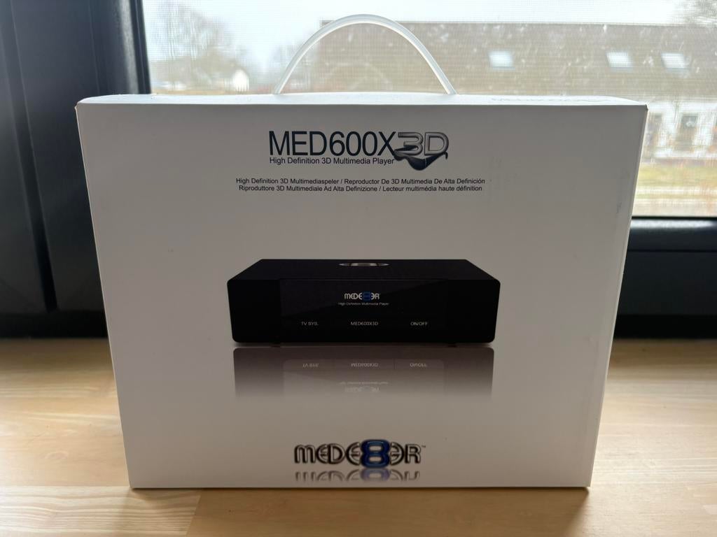 MeDe8er med600x3d Media Streamer 3D 1080p Full HD Dolby, Audio, Tv en Foto, Mediaspelers, Zo goed als nieuw, Verzenden
