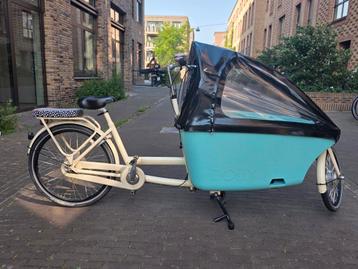 2dehands elektrische Dolly Family bakfiets - incl toebehoren beschikbaar voor biedingen