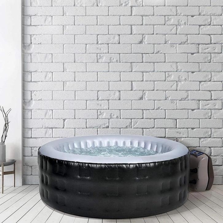 Opblaasbare Jacuzzi - Ontspan in Luxe!, Tuin en Terras, Bubbelbaden en Hottubs, Zo goed als nieuw, Opblaasbaar, Afdekzeil, Ophalen