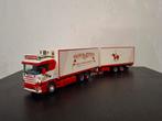 Tekno Scania Frank de Ridder Scheveningen, Hobby en Vrije tijd, Modelauto's | 1:50, Ophalen of Verzenden, Zo goed als nieuw, Bus of Vrachtwagen