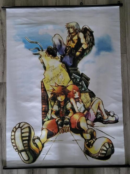 Kingdom Hearts Final Mix wallscroll poster, Verzamelen, Posters, Zo goed als nieuw, Overige onderwerpen, Deurposter of groter