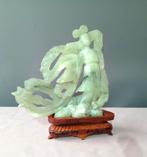 Jade Guan Yin stone sculpture van Kwan Jin Guanyin stenen, Ophalen of Verzenden