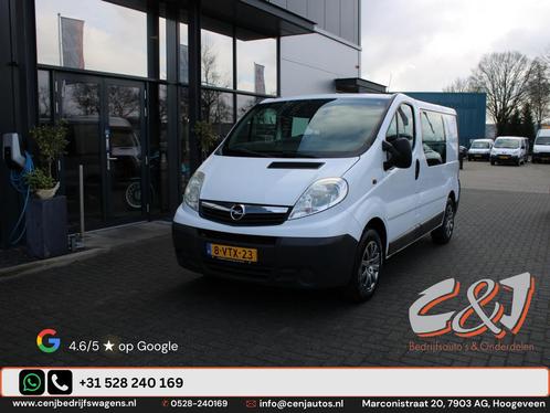 Opel Vivaro 2.0 CDTI L1H1 EcoFLEX dubbele cabine airco navi, Auto's, Bestelauto's, Bedrijf, Te koop, ABS, Airconditioning, Alarm