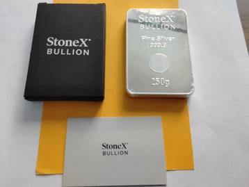 STONE X BULLION ZILVER BAAR 250 GRAM  beschikbaar voor biedingen