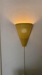 vintage IKEA Wandlamp Klyka -- geel - metaal - 80s, Ophalen of Verzenden, Zo goed als nieuw, Metaal