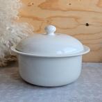 Arabia Arctica dekschaal wit porselein, Ophalen of Verzenden, Nvt, Overige stijlen, Nvt