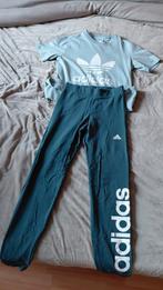 Adidas set  legging 13/14 jr 164  shirt  12 jaar, Ophalen of Verzenden, Zo goed als nieuw, Meisje