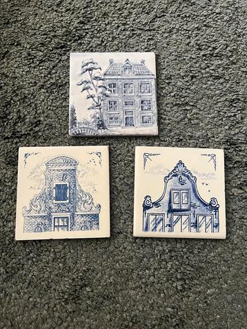 KLM Tegeltjes Delfts Blauw (6 stuks) beschikbaar voor biedingen