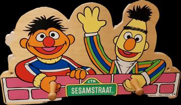 Vintage Sesamstraat Kapstokje - Leuk voor de kinderkamer! beschikbaar voor biedingen