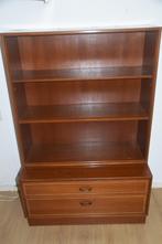 Mid Century Formule Kempkes boekenkast ladekast modulair B, Ophalen, Huis en Inrichting