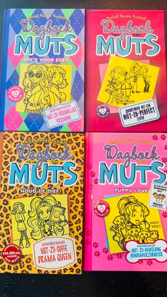 4x Dagboek van een Muts, Boeken, Kinderboeken | Jeugd | 10 tot 12 jaar, Zo goed als nieuw, Fictie, Ophalen of Verzenden