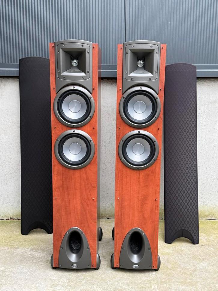 Klipsch Synergy F2 Vloerstaande Luidsprekers, Audio, Tv en Foto, Luidsprekers, Gebruikt, Front, Rear of Stereo speakers, 120 watt of meer