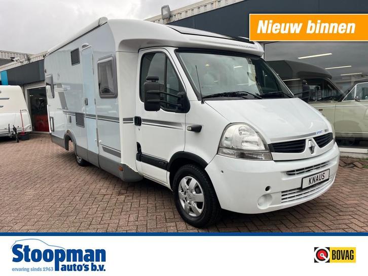 Knaus Sport TI AUT. 2x Airco Cruise  Zonnepaneel El. Fietsen, Caravans en Kamperen, Campers, Bedrijf, tot en met 4, Half-integraal