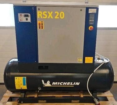 Michelin 20 PK 500 Liter Schroefcompressor Met Droger, Doe-het-zelf en Verbouw, Compressors, Zo goed als nieuw, 10 bar of meer