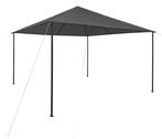 Paviljoen 4x4, partytent prieel 4 x 4 m antraciet GRTS BZRGD, Verzenden, Partytent, Nieuw, 4 tot 6 meter