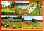 Ansichtkaart	Hoeven	Bosbad Recreatiepark	5-luik, Verzamelen, Gelopen, Noord-Brabant, Verzenden, 1980 tot heden