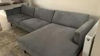 Mooie grijze hoekbank By Sidde, Ophalen, 250 tot 300 cm, Hoekbank, 75 tot 100 cm