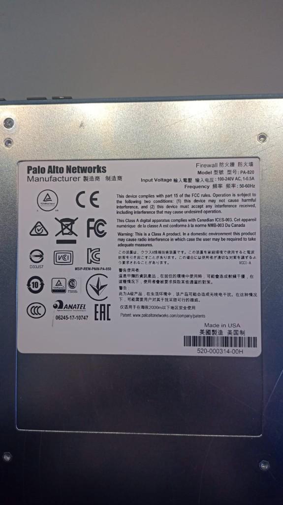 PaloAlto PA-820, Computers en Software, Netwerk switches, Refurbished, Ophalen of Verzenden