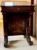 Davenport mooi antiek Engels secretaire bureautje, Ophalen of Verzenden, Zo goed als nieuw