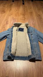 Zara Man Spijkerjack lichtblauw Denim vzv Teddyvoering mt L, Kleding | Heren, Jassen | Winter, Maat 52/54 (L), Zara, Blauw, Ophalen of Verzenden