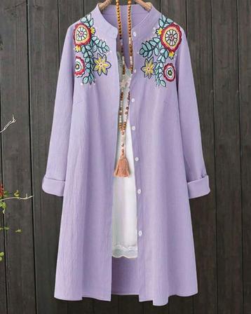 Blouse Anna Paars (44 tm 52) ** NIEUW ** beschikbaar voor biedingen