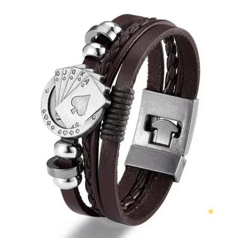 Leren armbanden., Sieraden, Tassen en Uiterlijk, Armbanden, Nieuw, Leer, Zwart, Ophalen of Verzenden