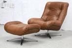 Hans Kaufeld Relax fauteuil met hocker Jaren Vintage Design, Ophalen, Gebruikt, De Sede Cassina Vitra Ligne Roset Togo B&B Italia Retro Montis
