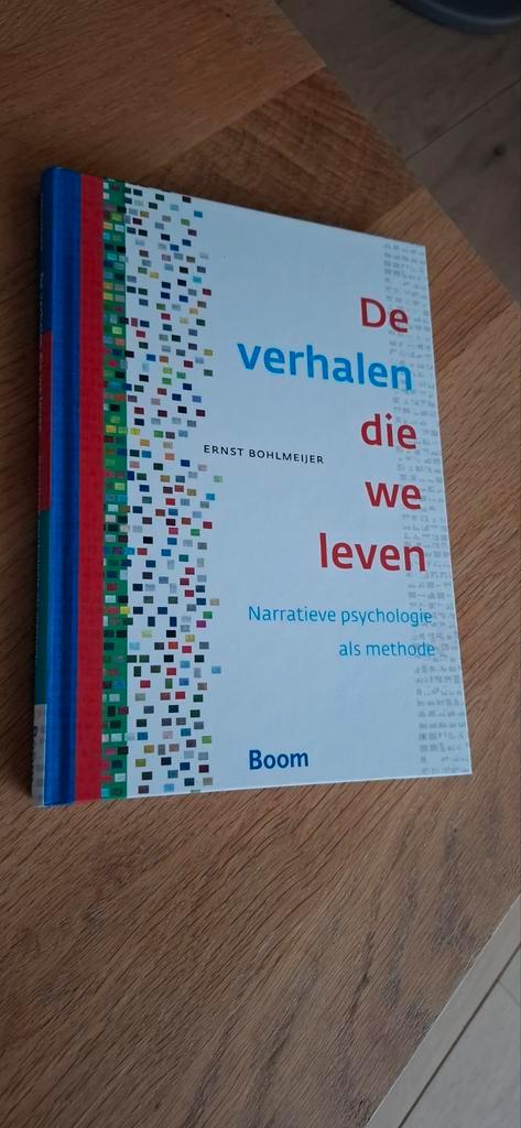 De verhalen die we leven - Ernst Bohlmeijer. Narratieve psyc, Boeken, Psychologie, Gelezen, Overige onderwerpen, Ophalen of Verzenden