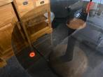 Eettafel Smoke Glas & Mangohout - 130cm, Huis en Inrichting, Tafels | Eettafels, Ophalen, Rond, Nieuw, Modern