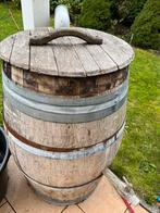 Regenton wijnvat gratis, 150 liter of meer, Ophalen, Gebruikt, Hout