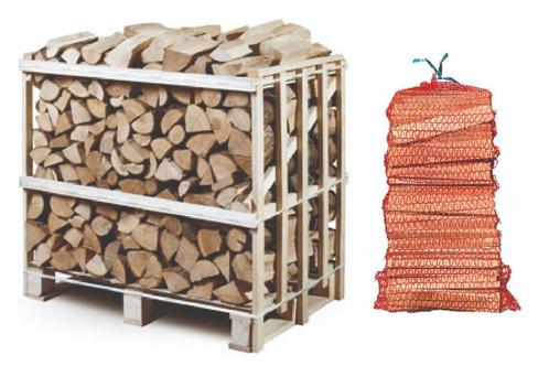 Diverse soorten halve pallets met gedroogd hout op voorraad!, Tuin en Terras, Haardhout, Blokken, Overige houtsoorten, Minder dan 3 m³