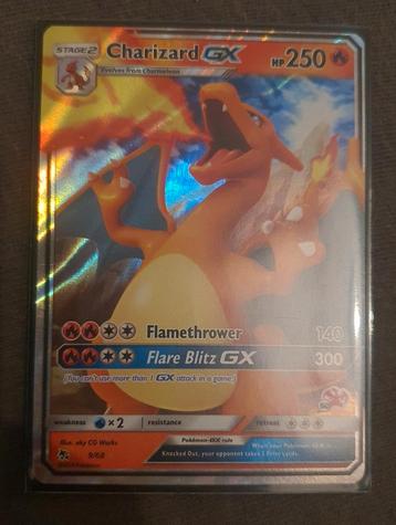 Pokemon liefhebbers Charizard GX 9/68 Hidden fates Rare beschikbaar voor biedingen