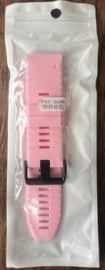 Garmin Fenix 6X/7X - 26mm roze band NIEUW, Ophalen of Verzenden, Nieuw, Roze, Android