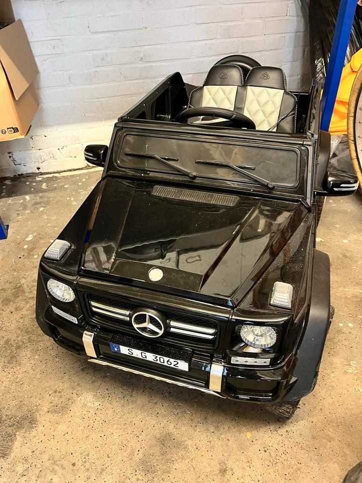 Mercedes elektrische kinderauto - G-Wagon stijl, Kinderen en Baby's, Speelgoed | Buiten | Accuvoertuigen, Gebruikt, Ophalen