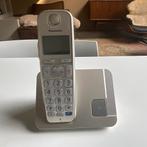 Panasonic dect telefoon I Champage-kleur I KX-TGE210NL, Ophalen of Verzenden, Zo goed als nieuw, 1 handset