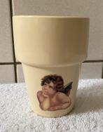 Beker met engeltje van Ter Steege. Hoogte 10,5 cm., Overige materialen, Ophalen of Verzenden, Zo goed als nieuw, Overige stijlen