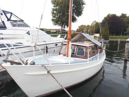 Te koop: mooi project., Watersport en Boten, Kajuitzeilboten en Zeiljachten, Gebruikt, Staal, 9 tot 12 meter, Diesel, Ophalen
