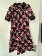 Tante Betsy jurk zwart met bloemen, Tante Betsy, Zwart, Maat 46/48 (XL) of groter, Ophalen of Verzenden