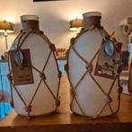 2 Punta vazen Riverdale, Overige kleuren, Ophalen of Verzenden, Minder dan 50 cm, Glas