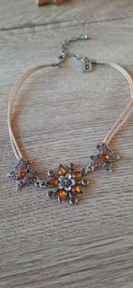 Ketting met glas stenen, Ophalen of Verzenden, Zo goed als nieuw