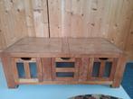 Teak Houten TV Meubel - 130x62x45 cm, Huis en Inrichting, Kasten | Televisiemeubels, Ophalen