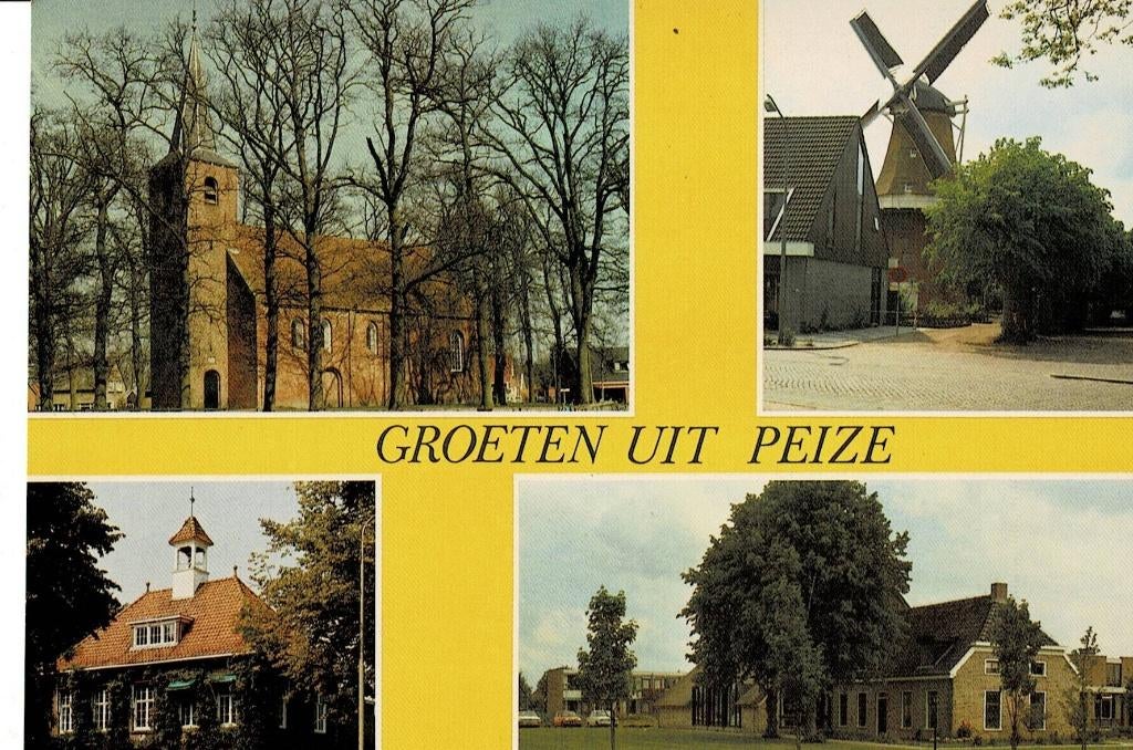 Peize, Verzamelen, Ansichtkaarten | Nederland, Ophalen of Verzenden, Ongelopen, Drenthe