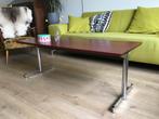 Vintage design salontafel, Ophalen, Metaal, 100 tot 150 cm, 50 tot 100 cm