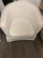Ikea Tullsta fauteuil - wit en grijze, extra witte bekleding, Ophalen, Minder dan 50 cm, Gebruikt, Minder dan 75 cm