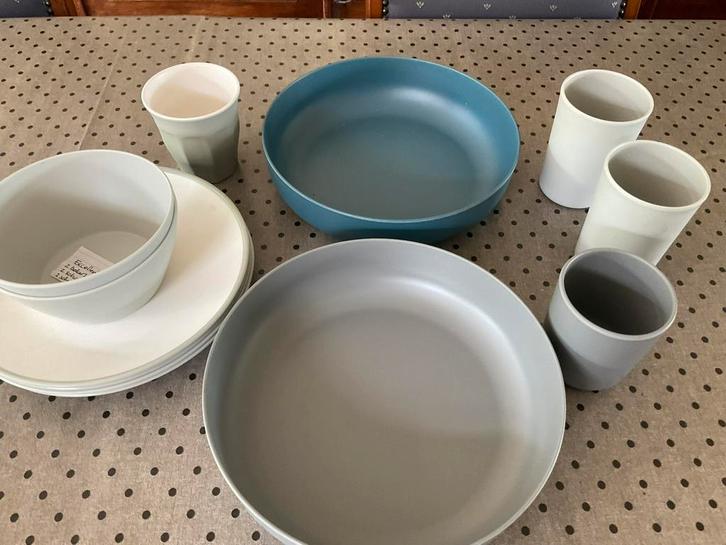 Excellent houseware kunststof servies, Huis en Inrichting, Keuken | Servies, Zo goed als nieuw, Overige stijlen, Overige materialen