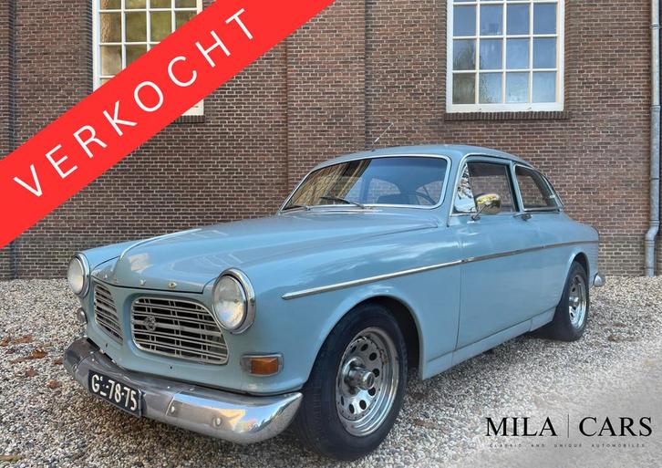 Volvo Amazon LPG 1964 B20, Auto's, Volvo, Bedrijf, LPG, Hatchback, Handgeschakeld, Origineel Nederlands, Blauw, Zwart, Leder, Achterwielaandrijving